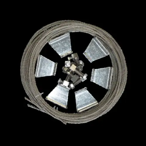 RVS Bevestigingsset t.b.v. schuifzeil Premium